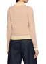 Back View - Click To Enlarge - GUEST IN RESIDENCE - Jane Pebble Striped Knit Cardigan