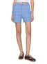 GUEST IN RESIDENCE Plaid Knit Shorts