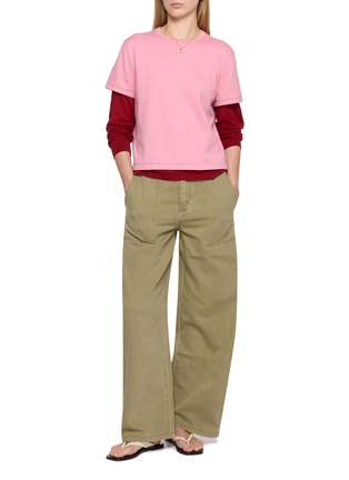 Figure View - Click To Enlarge - GUEST IN RESIDENCE - Long Sleeve Layer Knit Top