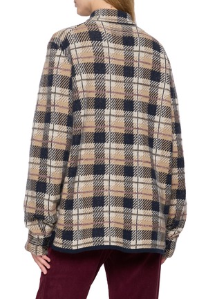 Back View - Click To Enlarge - GUEST IN RESIDENCE - Plaid Work Shirt