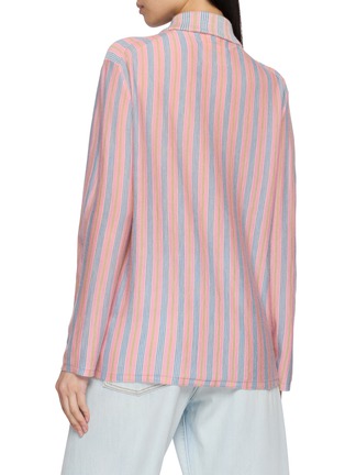 Back View - Click To Enlarge - GUEST IN RESIDENCE - Showtime Striped Shirt