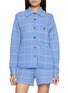 GUEST IN RESIDENCE Dylan Plaid Knit Shirt