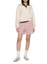 Figure View - Click To Enlarge - GUEST IN RESIDENCE - Plaid Knit Shorts