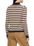 Back View - Click To Enlarge - GUEST IN RESIDENCE - Track Striped Knit Polo