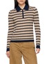 GUEST IN RESIDENCE Track Striped Knit Polo