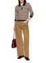 Figure View - Click To Enlarge - GUEST IN RESIDENCE - Track Striped Knit Polo