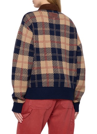 Back View - Click To Enlarge - GUEST IN RESIDENCE - Tartan Bomber Jacket