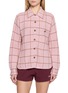 Main View - Click To Enlarge - GUEST IN RESIDENCE - Dylan Plaid Knit Shirt