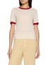 GUEST IN RESIDENCE Airy Ringer Cashmere Knit T-Shirt
