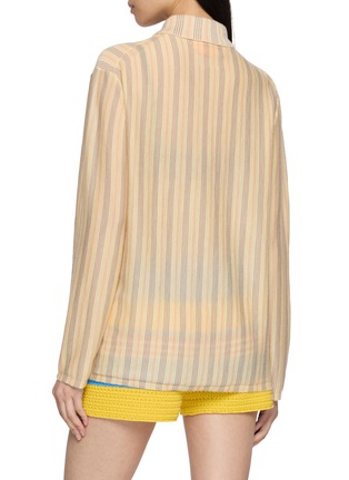 Back View - Click To Enlarge - GUEST IN RESIDENCE - Showtime Striped Shirt