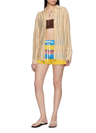 Figure View - Click To Enlarge - GUEST IN RESIDENCE - Showtime Striped Shirt