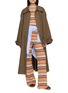 Figure View - Click To Enlarge - GUEST IN RESIDENCE - Palazzo Striped Knit Top