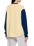 Back View - Click To Enlarge - GUEST IN RESIDENCE - Colour Block Oversized Baseball Crewneck Top