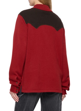 Back View - Click To Enlarge - GUEST IN RESIDENCE - Western Button Up Shirt