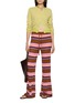 Figure View - Click To Enlarge - GUEST IN RESIDENCE - Palazzo Striped Knit Pants