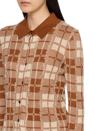  - GUEST IN RESIDENCE - Fringed Plaid Elle Shirt