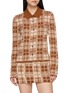 GUEST IN RESIDENCE Fringed Plaid Elle Shirt