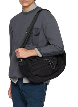 Figure View - Click To Enlarge - F/CE. - 2-Way Textured Twill Shoulder Tote Bag