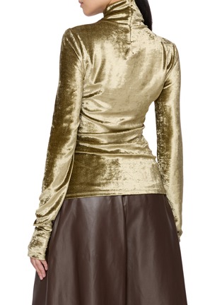 Back View - Click To Enlarge - LEMAIRE - Fitted High Neck Top