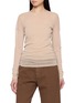 Main View - Click To Enlarge - LEMAIRE - Long Sleeve Ballerina Style Mesh Jersey Top