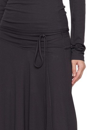  - LEMAIRE - Long Sleeve Fluid Tie Waist Maxi Dress