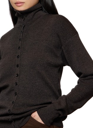  - LEMAIRE - Buttoned High Neck Top