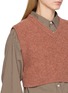  - LEMAIRE - Cropped V-neck Knit Vest