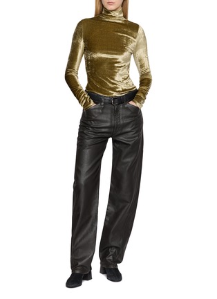 Figure View - Click To Enlarge - LEMAIRE - Waxed Denim Jeans