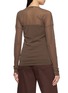 Back View - Click To Enlarge - LEMAIRE - Ballerina Sheer Long Sleeve Top