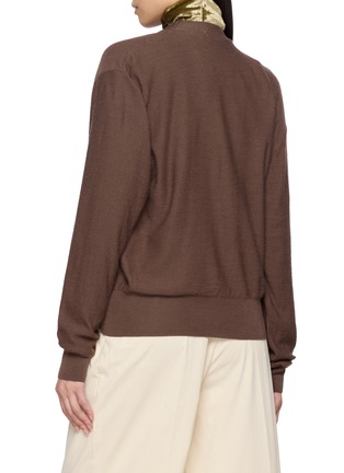 Back View - Click To Enlarge - LEMAIRE - Trompe L'œil Layered Cardigan