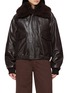 LEMAIRE Aviator Fur Collar Leather Blouson