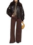 Figure View - Click To Enlarge - LEMAIRE - Aviator Fur Collar Leather Blouson