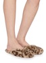Figure View - Click To Enlarge - APPARIS - Demi Leopard Print Mule Slippers