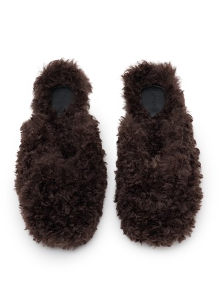 Detail View - Click To Enlarge - APPARIS - Demi Bouclette Mule Slippers