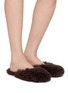 Figure View - Click To Enlarge - APPARIS - Demi Bouclette Mule Slippers