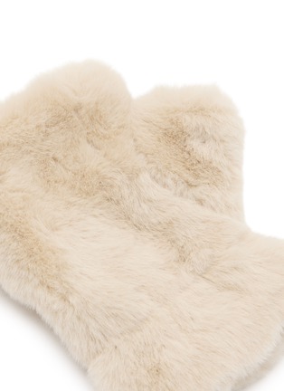 Detail View - Click To Enlarge - APPARIS - Ariel Fingerless  Faux Fur Cloves