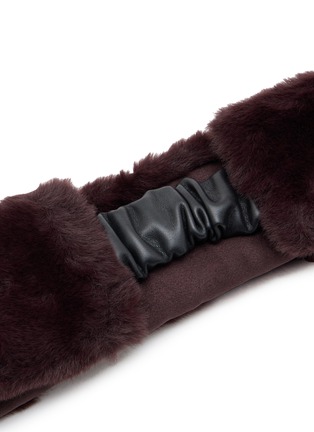 Detail View - Click To Enlarge - APPARIS - Eleni Faux Fur Headband