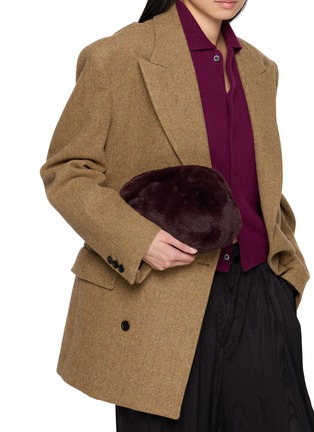 Figure View - Click To Enlarge - APPARIS - Noor Faux Fur Pouchette