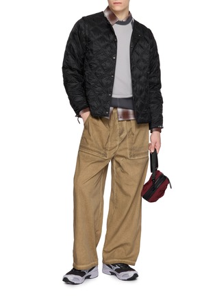 Figure View - Click To Enlarge - F/CE. - Garment Dyed Utility Pocket Work Pants