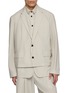 SACAI Layered Single-Breasted Cotton Typewriter Jacket