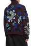 Back View - Click To Enlarge - SACAI - Floral Jacquard Knit Blouson Jacket