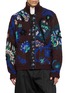 SACAI Floral Jacquard Knit Blouson Jacket