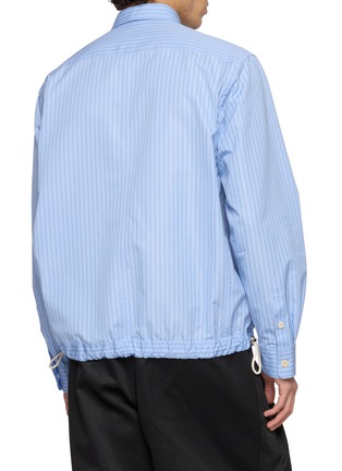 Back View - Click To Enlarge - SACAI - Striped Poplin Shirt