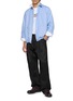 Figure View - Click To Enlarge - SACAI - Striped Poplin Shirt