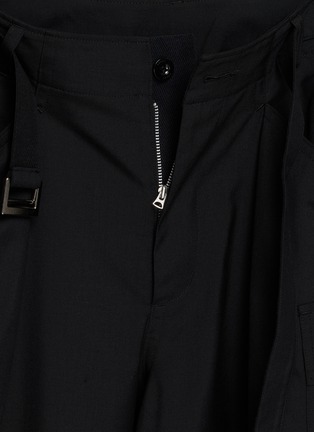  - SACAI - Layered Cargo Suiting Trousers