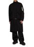 SACAI Nylon Twill and Ripstop Hybrid Coat