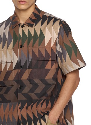  - SACAI - X A.P.C. Quilts Shirt