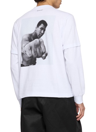 Back View - Click To Enlarge - SACAI - Layered Graphic T-shirt