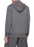 Back View - Click To Enlarge - SACAI - Hooded Cotton Cashmere Knit Jacket
