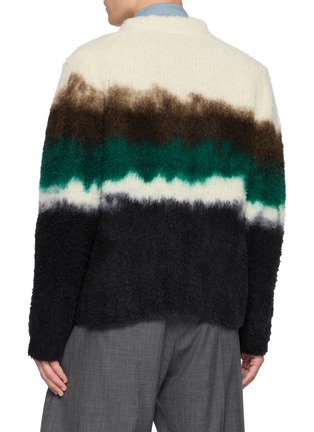 Back View - Click To Enlarge - SACAI - Chusen Dyed Knit Cardigan